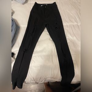 Black skinny jeans